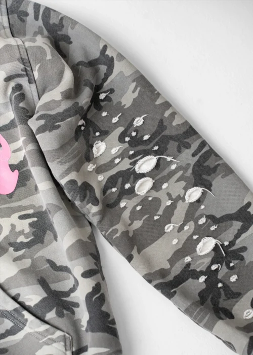 Zip Hoodie Pink Albino - obrazek 4