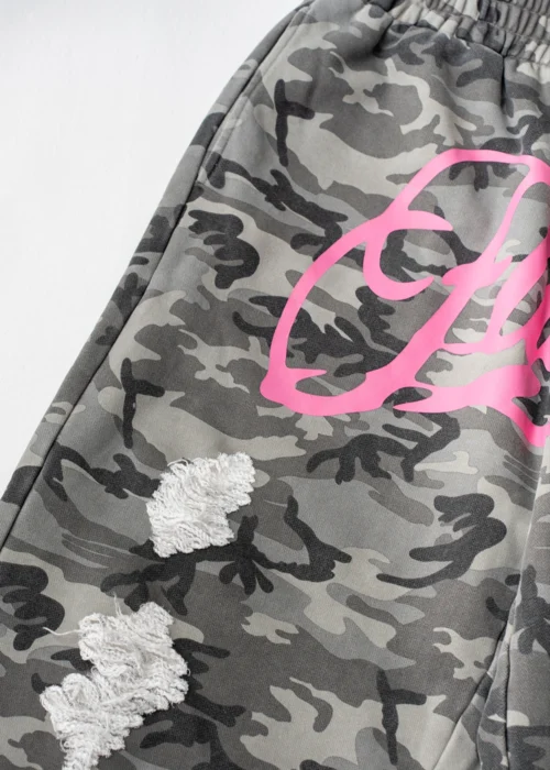 Double Waist Sweatpants Pink Albino - obrazek 3
