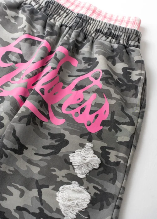 Double Waist Sweatpants Pink Albino - obrazek 4