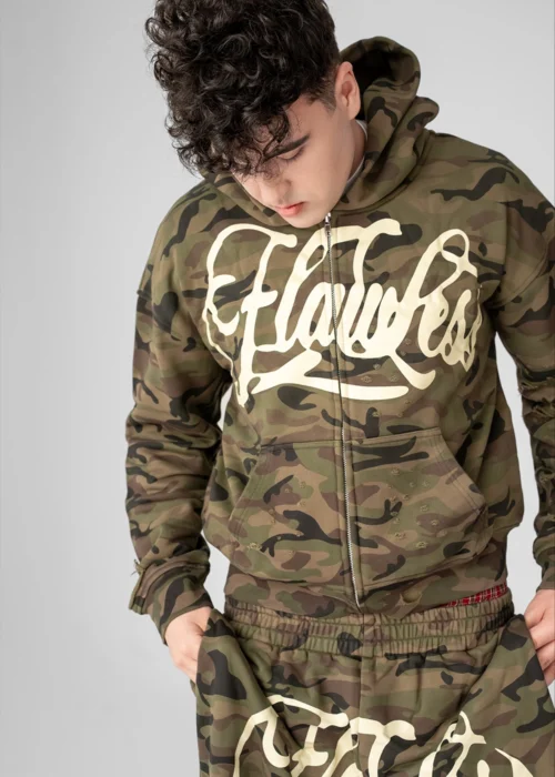 Zip Hoodie Yellow Soldier - obrazek 5