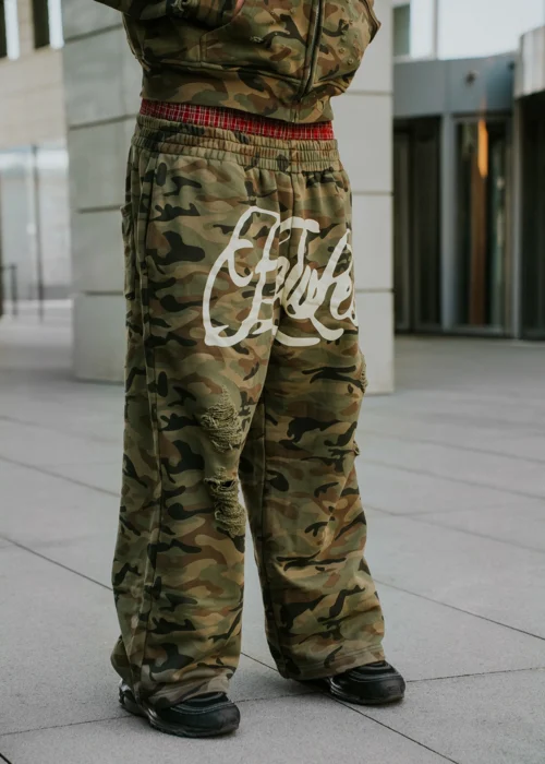 Double Waist Sweatpants Yellow Soldier - obrazek 5
